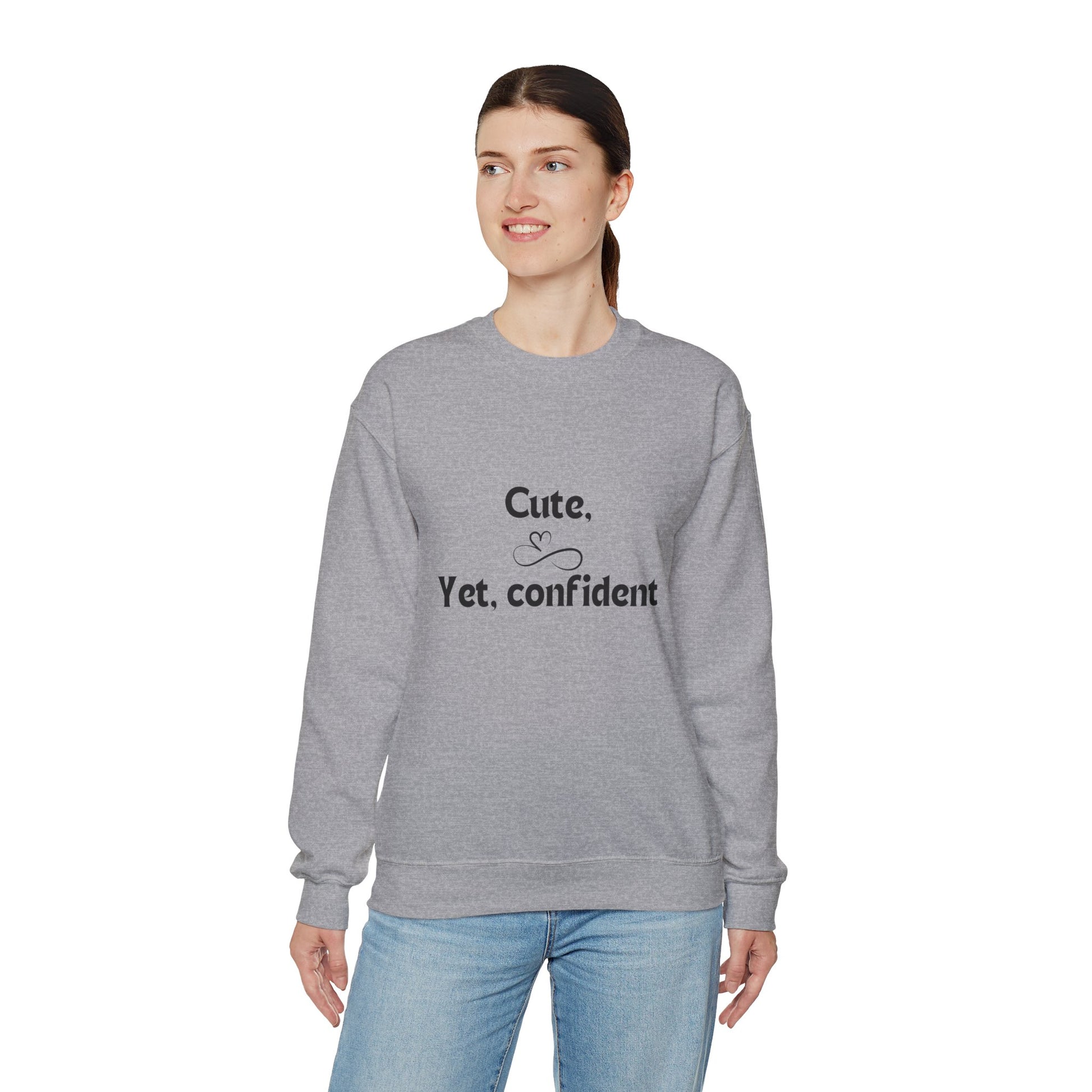 grey crewneck sweatshirt for women