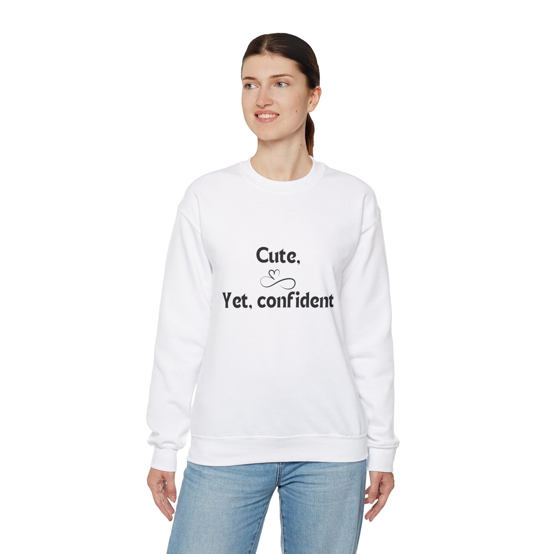 white crew neck sweatshirt 